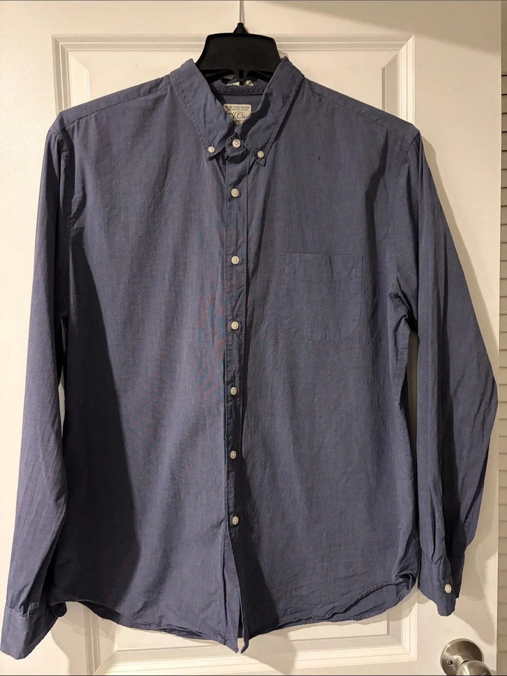 J. Crew Men's Secret Wash Blue Button-Down Shirt